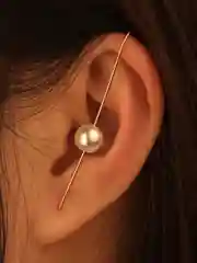 Серебряный серьги-иглы