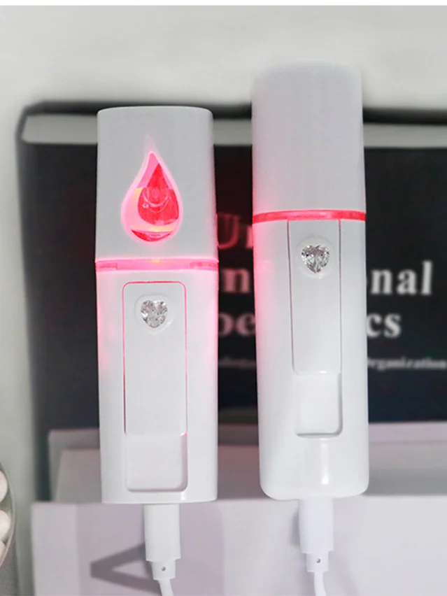 Ручной увлажнитель для лица, портативное зеркало с USB-зарядкой, устройство для нано-спрея