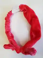 Коралловый повязка на голову бархатная