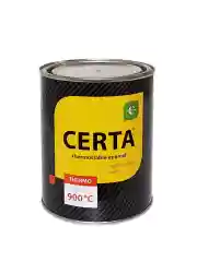 Эмаль термостойкая "Certa" черный полуглянец, 800С