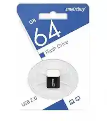 Черный флешка SmartBuy USB flash drive 64GB Lara