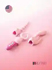 Вибратор Ecstasy, розовый, 10 режимов