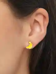 Желтый ассиметричные серьги