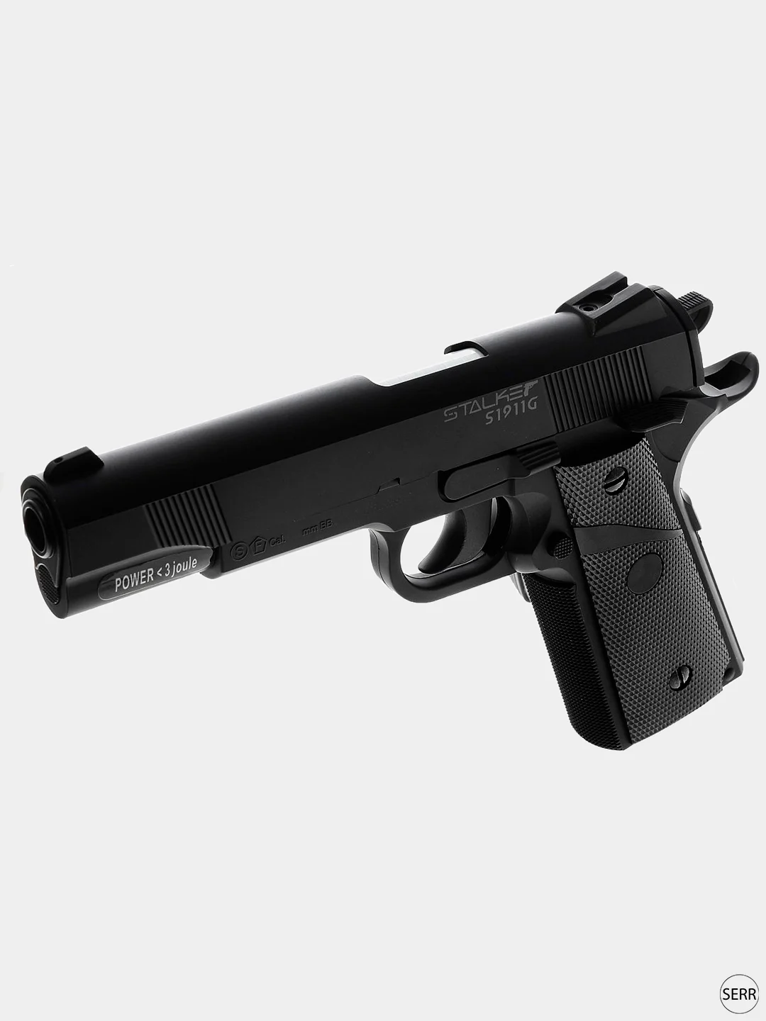 Пневматический пистолет Colt 1911, Stalker S1911G, калибр 4.5 мм. Пневматика с баллончиком