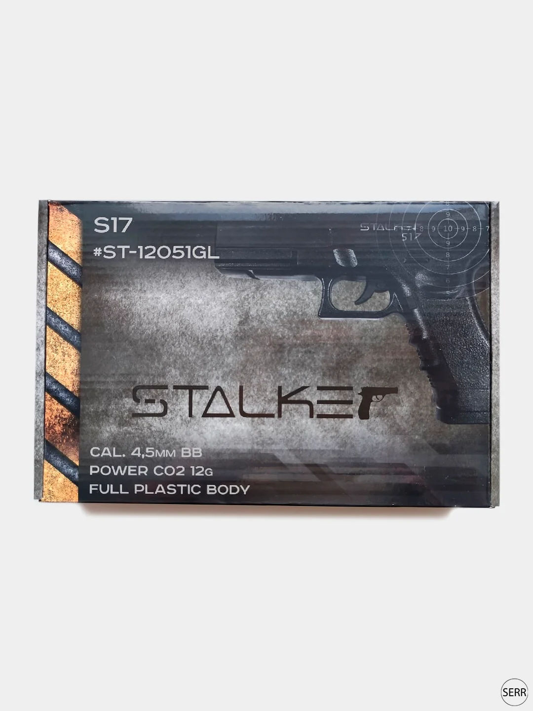Пневматический пистолет Glock 17, Stalker S17 пневматика с баллончиком. Калибр 4.5 мм