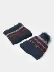 Шапка с помпоном, 4 цвета