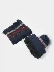 Шапка с помпоном, 4 цвета