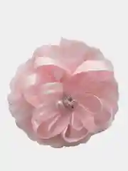 Розовый бантик на резинке