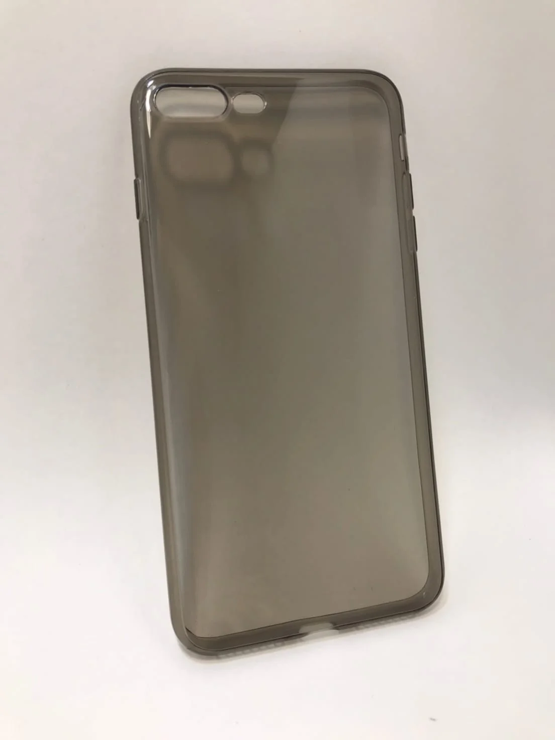Угольный силиконовый прозрачный чехол iPhone 6/6s