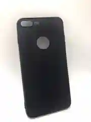 Чехол силиконовый, защитный, черный, для iPhone 7+/8+