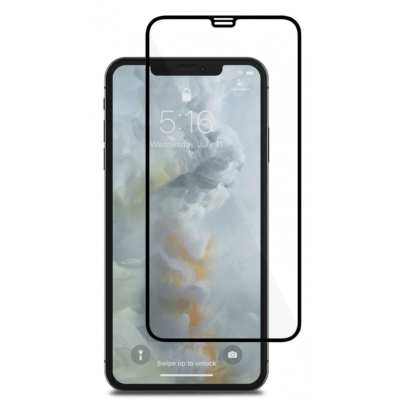 Защитное стекло 3D с черной рамкой iPhone XS