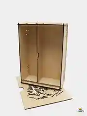 Коробка подарочная "Поход", деревянная, 180 х 250 х 80 мм