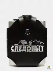 Фляжка Freezly, в кожаном чехле