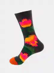 Синий носки с принтом