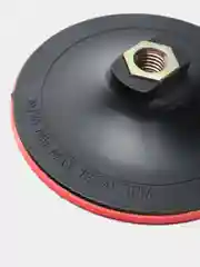 Тарелка опорная для УШМ 125мм, пластиковая, на липучке (Velcro), М14, без адаптера, Чеглок