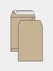 Пакет почтовый 250*353 мм, коричневый крафт, отр. лента (2, 5, 10, 15 шт.)