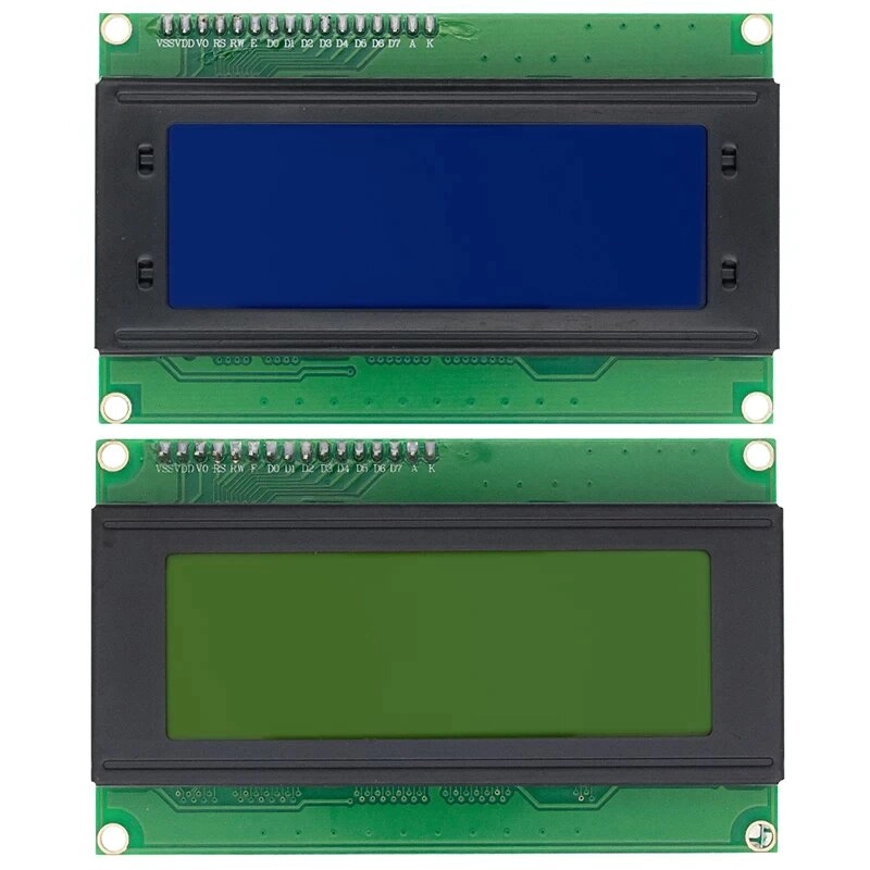 ЖК-индикатор 2004 (20х4) с преобразоват. послед. интерфейса IIC/I2C/TWI/SPI (для Ардуино)