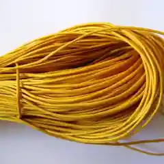 Желтый вощеный шнур 1 мм