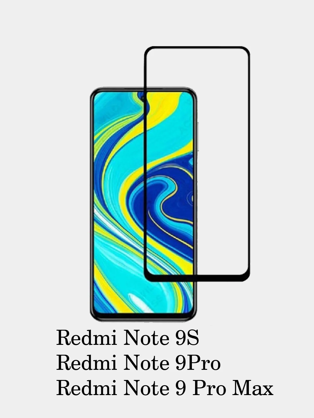 Защитное стекло Xiaomi Redmi 9A, 9C, Redmi 9, Note 9, Note 9S, Note 9 Pro, Note 9 Pro Max