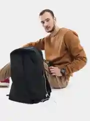 Рюкзак мужской для ноутбука 15"6 Luobeidi, с USB портом черный, 23,5 л