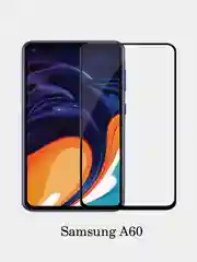 Защитное стекло 30D для Samsung A60, полная поклейка
