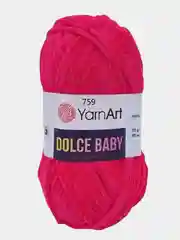 Фуксия пряжа YarnArt Dolce Baby, 50 г / 85 м, 100% полиэстер
