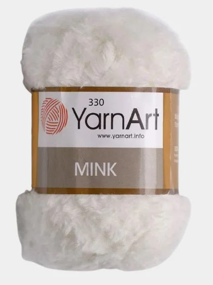 Прозрачный пряжа YarnArt Mink, полиамид, 50 г, 75 м