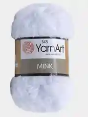 Белый пряжа YarnArt Mink, полиамид, 50 г, 75 м