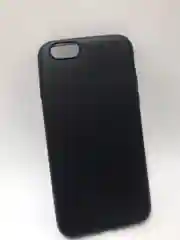 Черный матовый силиконовый чехол для iPhone 6/6s, со стразами
