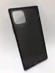 Черный защитный силиконовый чехол для iPhone 11pro, блестящий