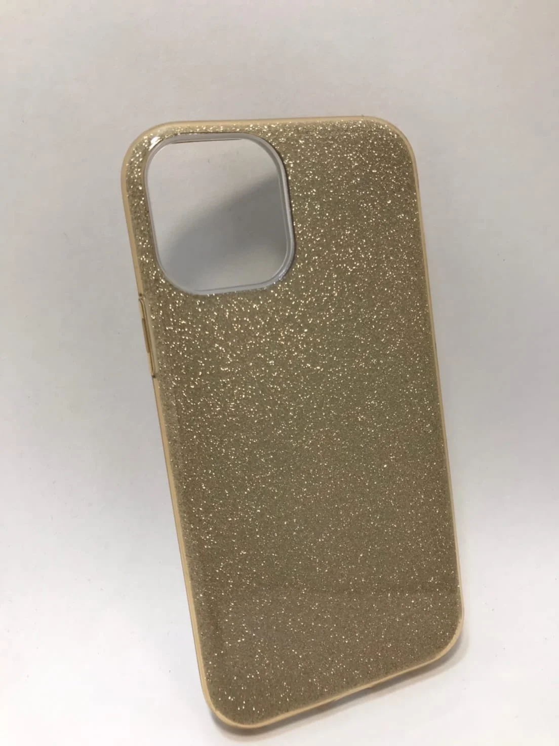 Золотой защитный силиконовый чехол для iPhone 11pro, блестящий