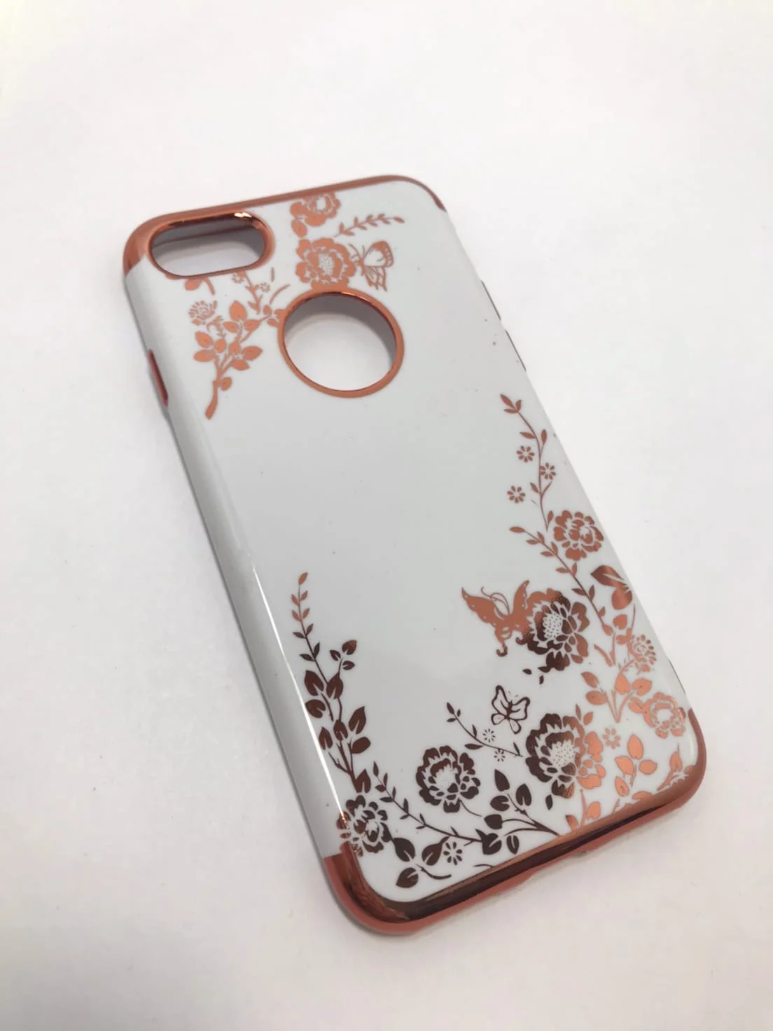 Белый защитный силиконовый чехол для iPhone 7, iPhone 8