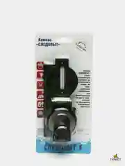 Компас складной в металлическом корпусе "Следопыт", с линейкой