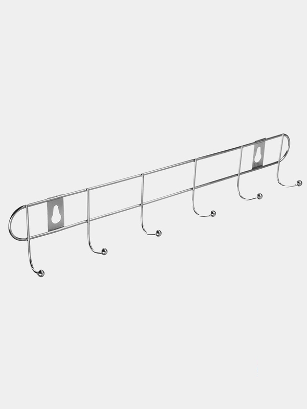 Вешалка настенная металлическая 6 крючков купить по цене 91 ₽ в ...