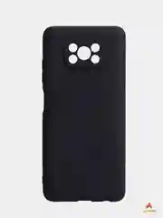 Черный xiaomi Poco X3 чехол силиконовый цветной