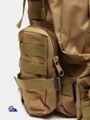 Хаки рюкзак 45-50 л туристический, спортивный, военный, тактический, штурмовой, непромокаемый