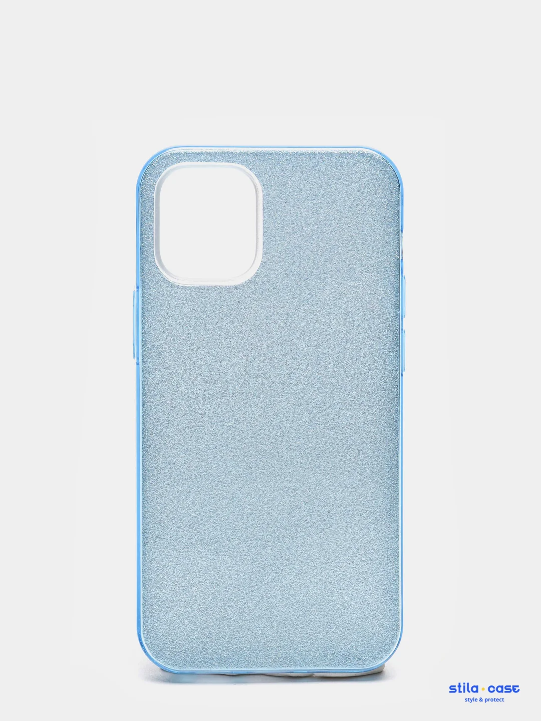 Голубой чехол iPhone 12 mini, 12 Pro Max силиконовый