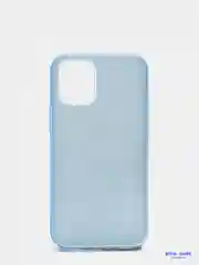 Голубой чехол iPhone 12 mini, 12 Pro Max силиконовый