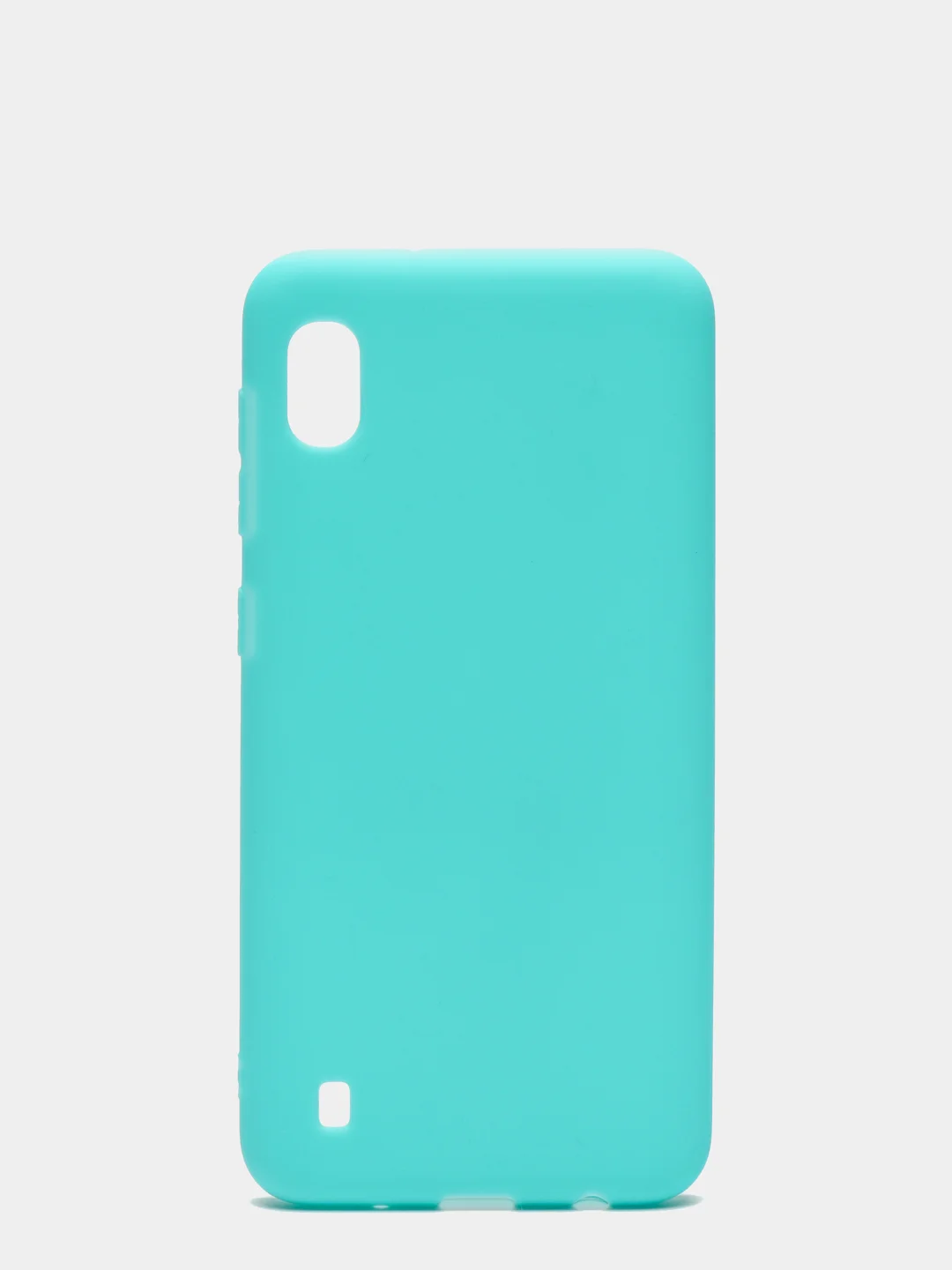 Бирюзовый чехол Samsung Galaxy A10, силиконовый
