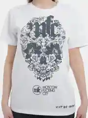 Футболка с принтом Skull Moscow