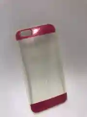 Фуксия защитный силиконовый чехол для iPhone 6/ 6s, с яблоком