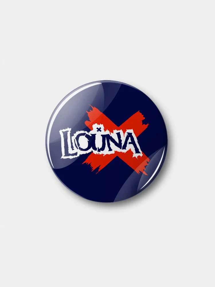 Темно-синий значок Louna, 37 мм