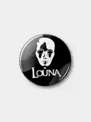 Серый значок Louna, 37 мм