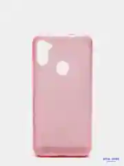 Розовый чехол для Samsung Galaxy A11, M11, силиконовый