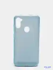 Голубой чехол для Samsung Galaxy A11, M11, силиконовый