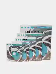 Диск алмазный сегментный, по бетону кирпичу камню, LiteWerk (125-230)