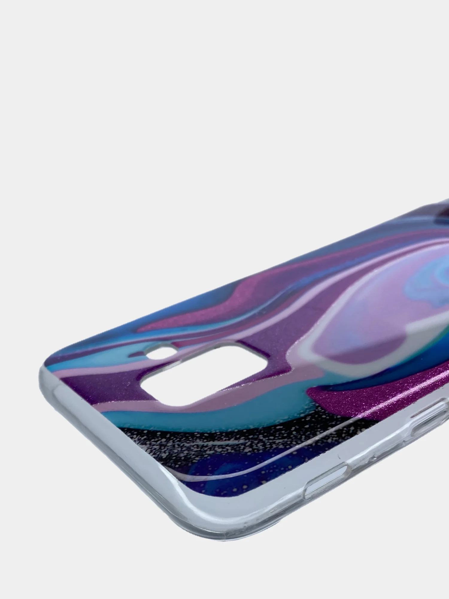 Хаки чехол Samsung Galaxy A6 (2018), Самсунг Галакси А6 силиконовый с мраморным рисунком