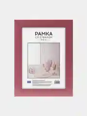 Розовый рамка пластиковая, 15*21 см