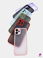 Чехол пластиковый противоударный с защитой камеры для iPhone 12 Mini/12/12 Pro/12 Pro Max