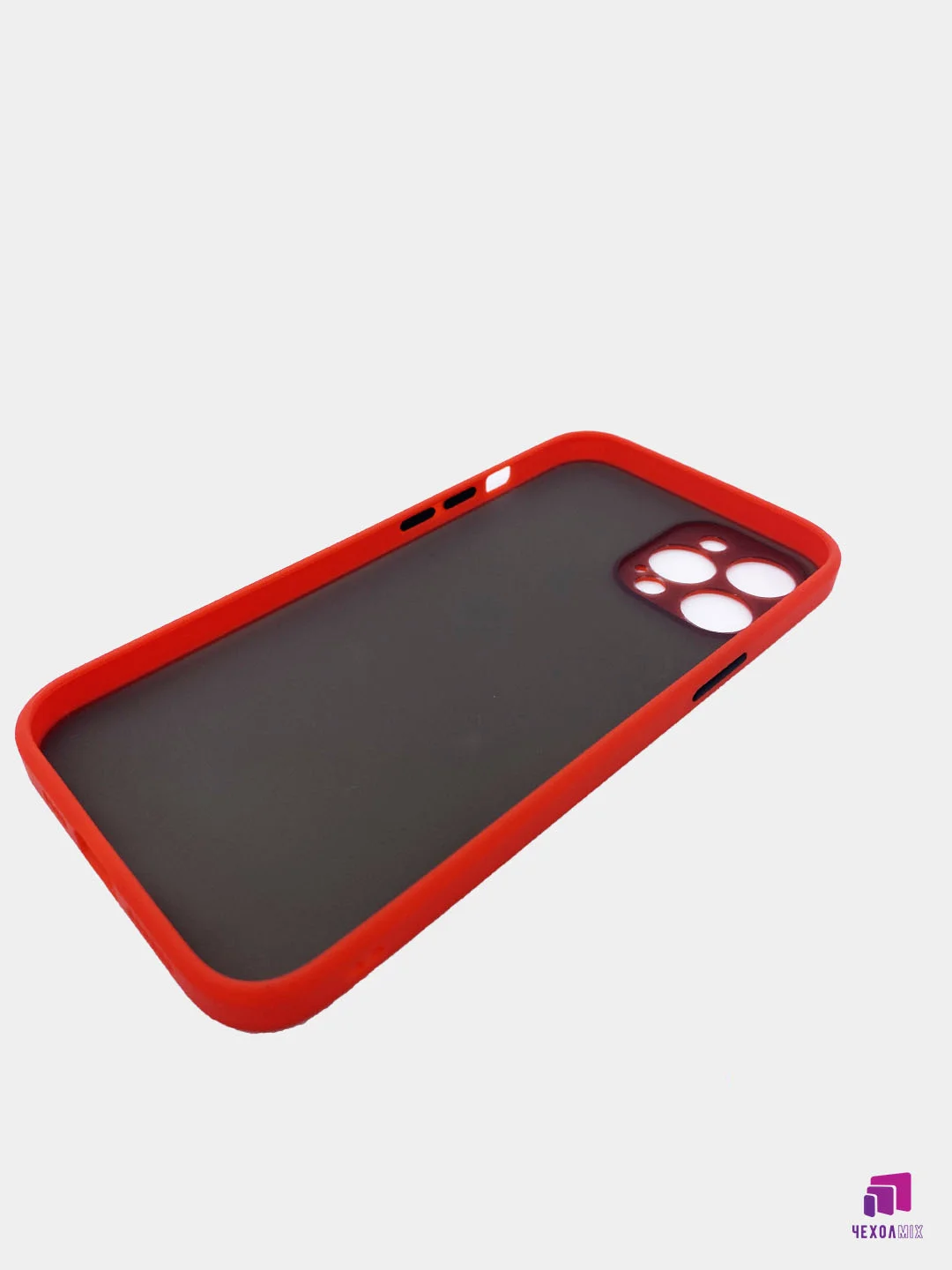 Чехол пластиковый противоударный с защитой камеры для iPhone 12 Mini/12/12 Pro/12 Pro Max